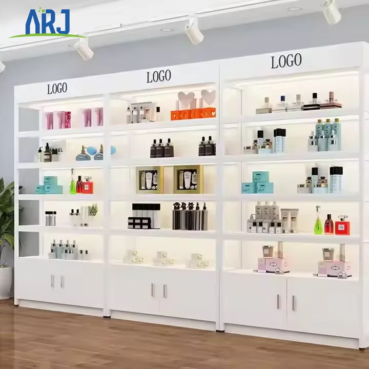 Custom.New Design Supermarket Wholesale Retail Store Shelf Steel and Wood Shop Display Rack