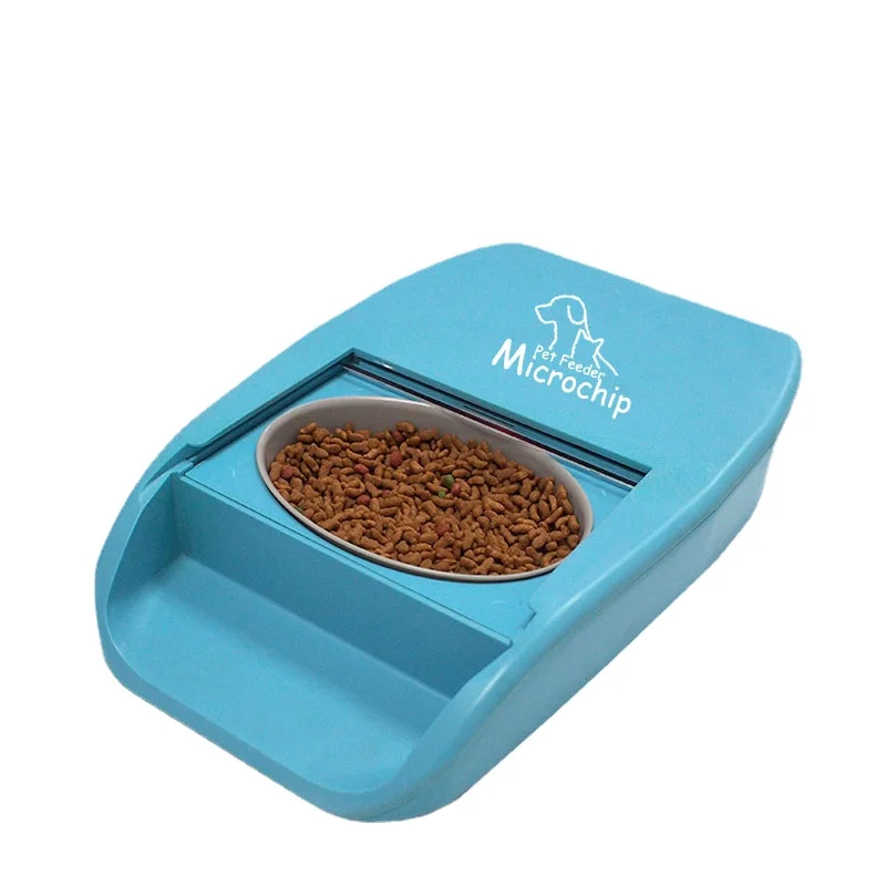 Pet Supplies Dog Microchip Animal Feeder Automatic Smart Pet Feeder for Multi Family Pets