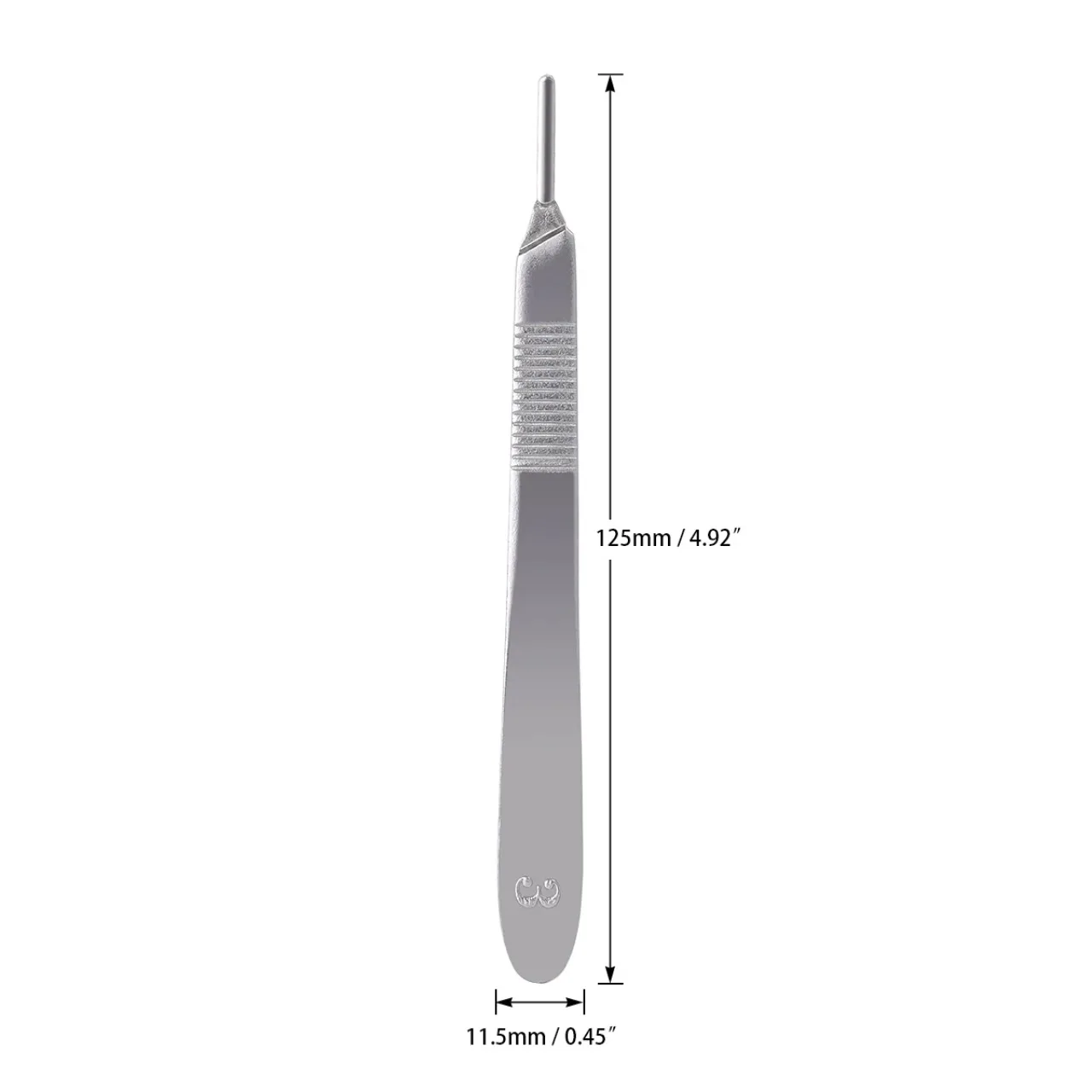 Dental 3 #   Chirurgischer Skalpellgriff 12,5 cm, Edelstahl, passend für # 10 # 11 # 12 # 15 Klingen Materiales De Laboratorio Dental 1 STÜCK