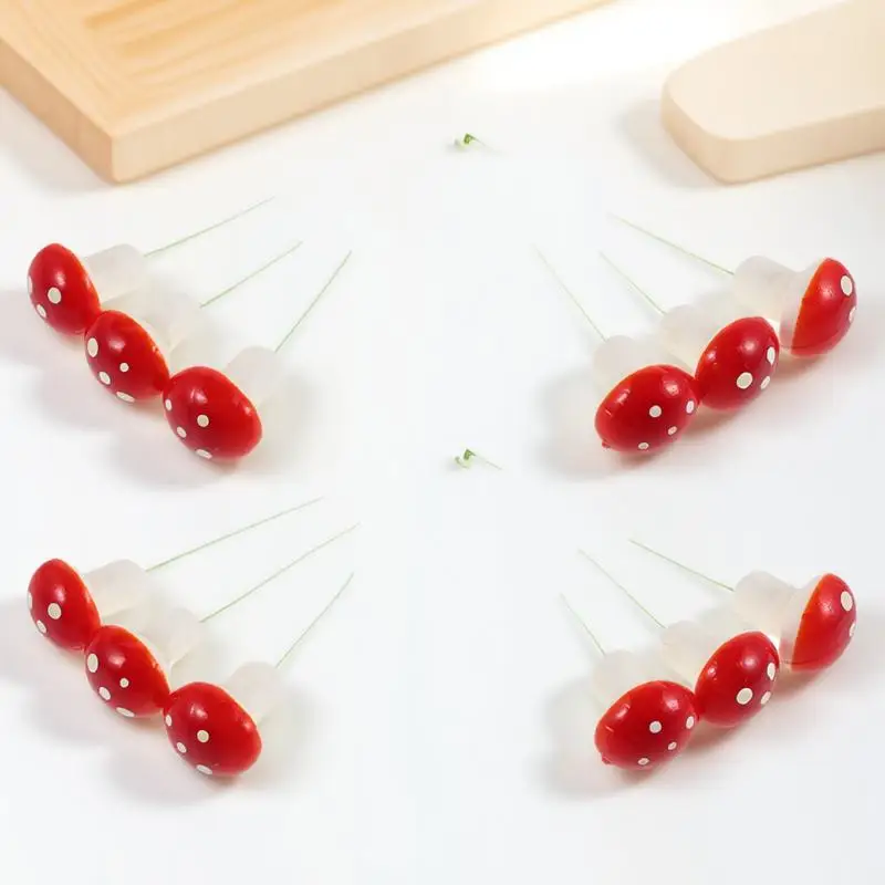 

12Pcs Christmas Ornaments Hanging Mushroom Decorations for Tree Xmas Pendant Home Garden Party Fairy World Decoration