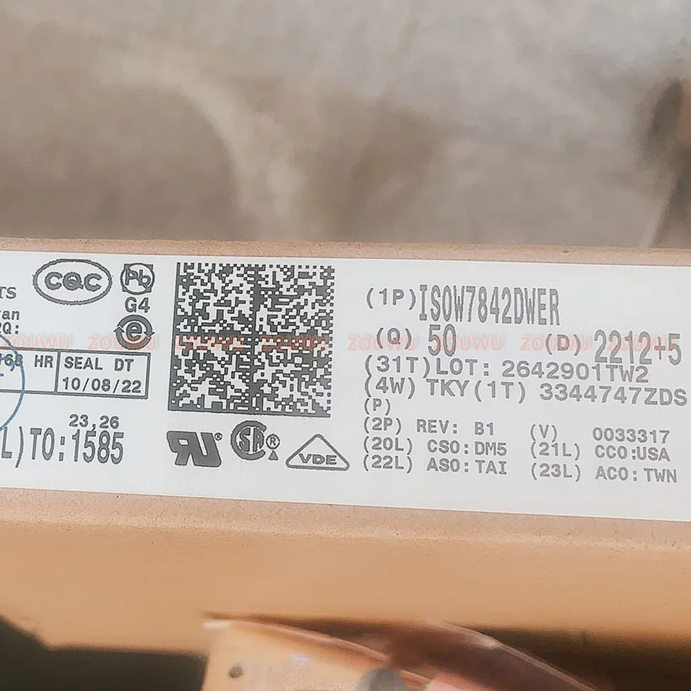 

5PCS-50PCS/LOT ISOW7842DWER ISOW7842 SOP16 100% original authentic