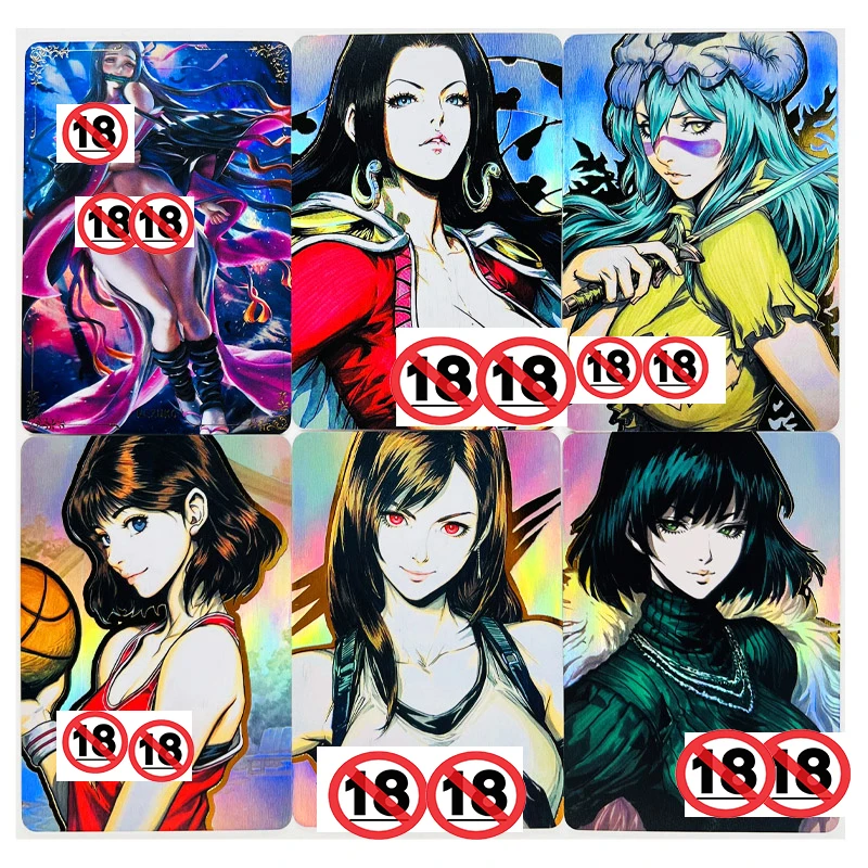 

55pcs/set Android 18 Kamado Nezuko Haruko Akagi Sexy Nude Heroes Battle Card Ultra Instinct Game Collection Cards