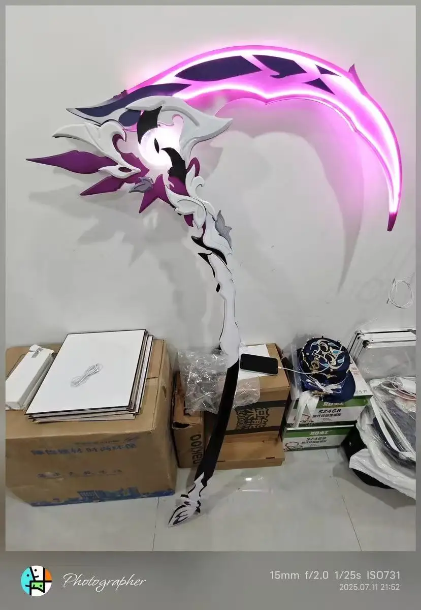 

Castorice Luminous Sickle Weapons Game Honkai:Star Rail Cosplay Props Halloween Christmas Fancy Party Costume Accessories