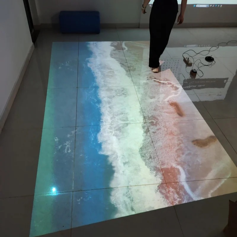Indoor Interactive Projection Games with Multiple Gameplay Modes Immersive Interactive Floor/wall Games