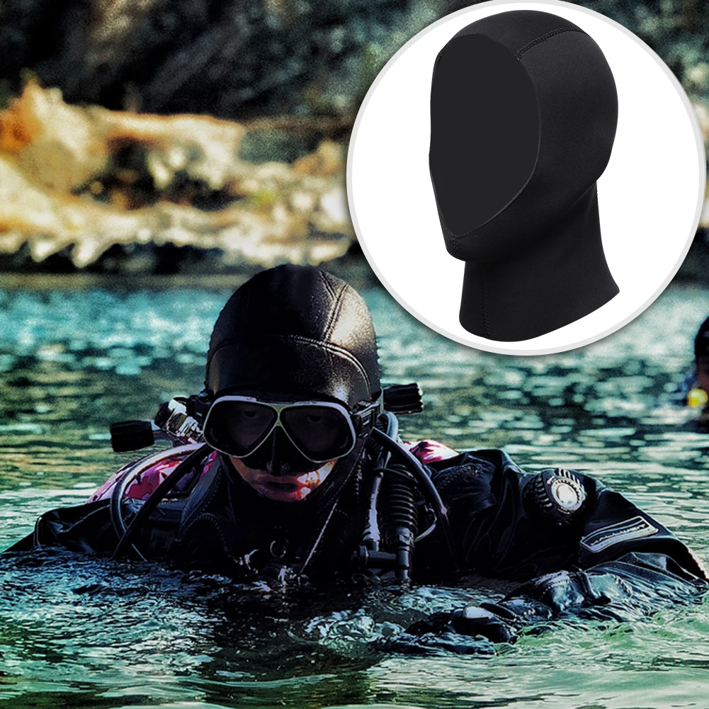 3MM Neoprene Wetsuit Hood Quick Dry Surfing Thermal Hood Scratch Proof Underwater Hoods for Swimming Diving Snorkeling