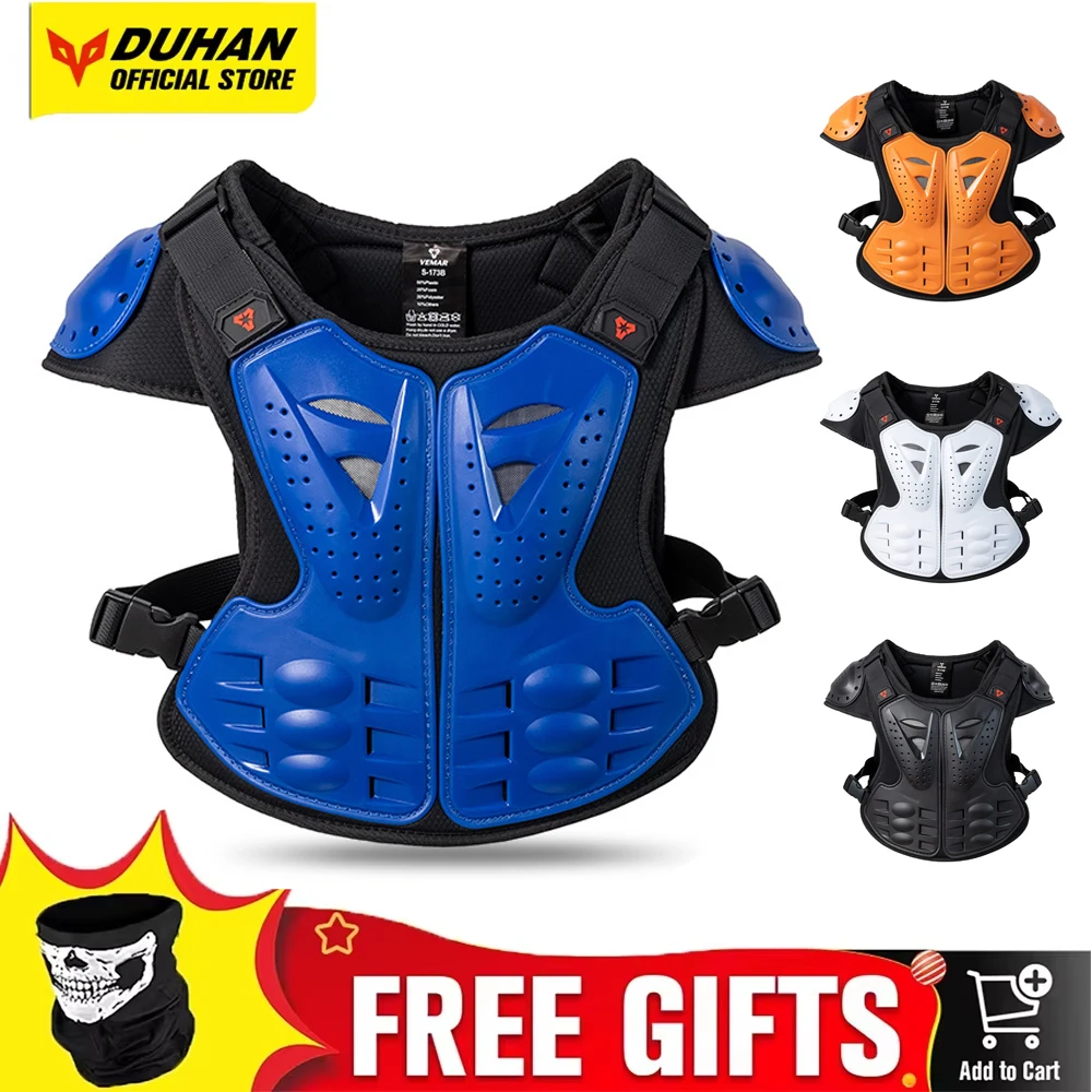 

Kid's Motorcycle Armor Vest Protection Motocross Body Armor Jacket Protective Armors Riding Moto Full Armor Children