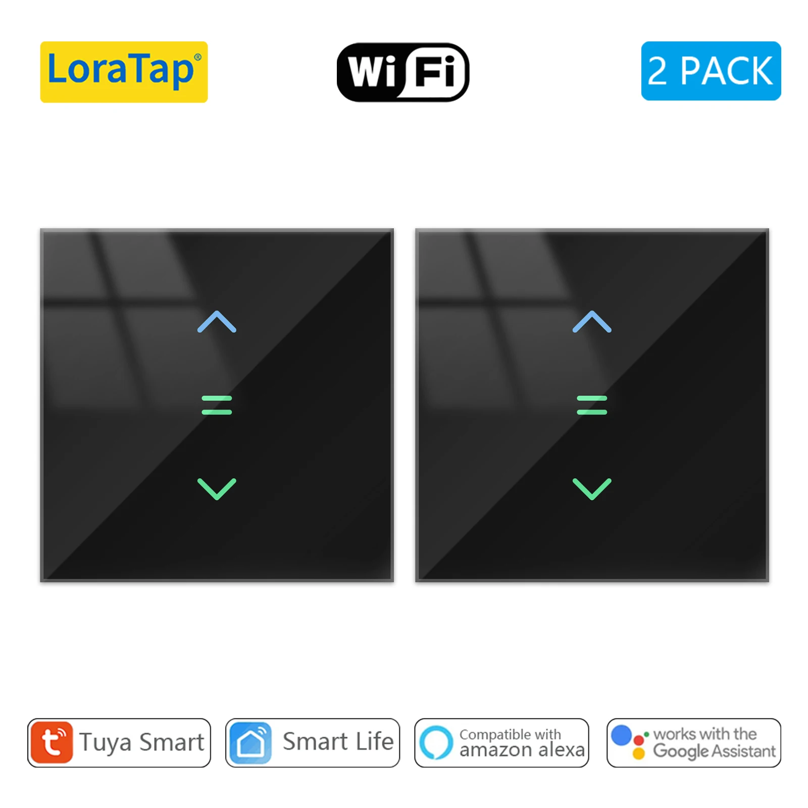 2 PACK Black
