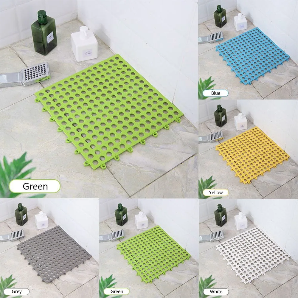 Bathroom Suction Cup Anti Slip Mat Splicing Floor Mat Bathroom Shower Room Bathroom Kitchen Foot Mat Waterproof Anti Slip