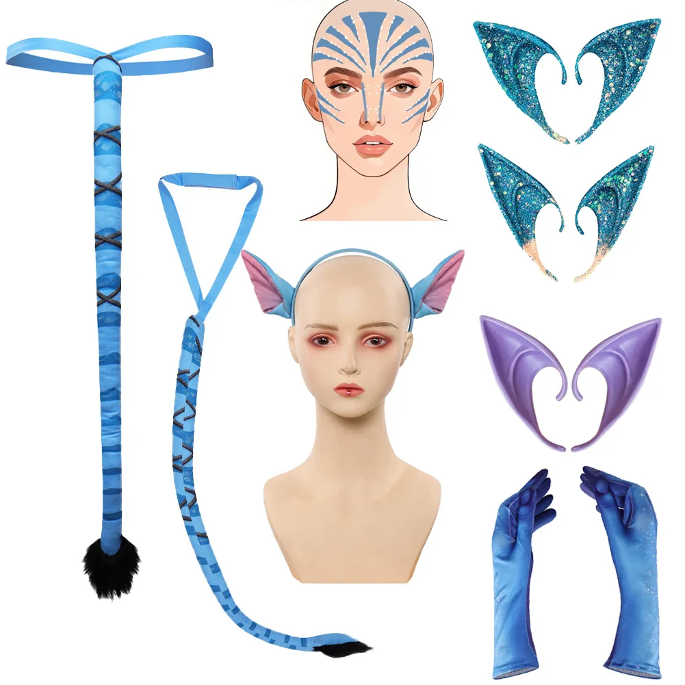 

Fantasia Neytiri Jake Sully Accessories Wearable Tail Avatar Cosplay The Way of Water Costume Halloween Carnival Party Props