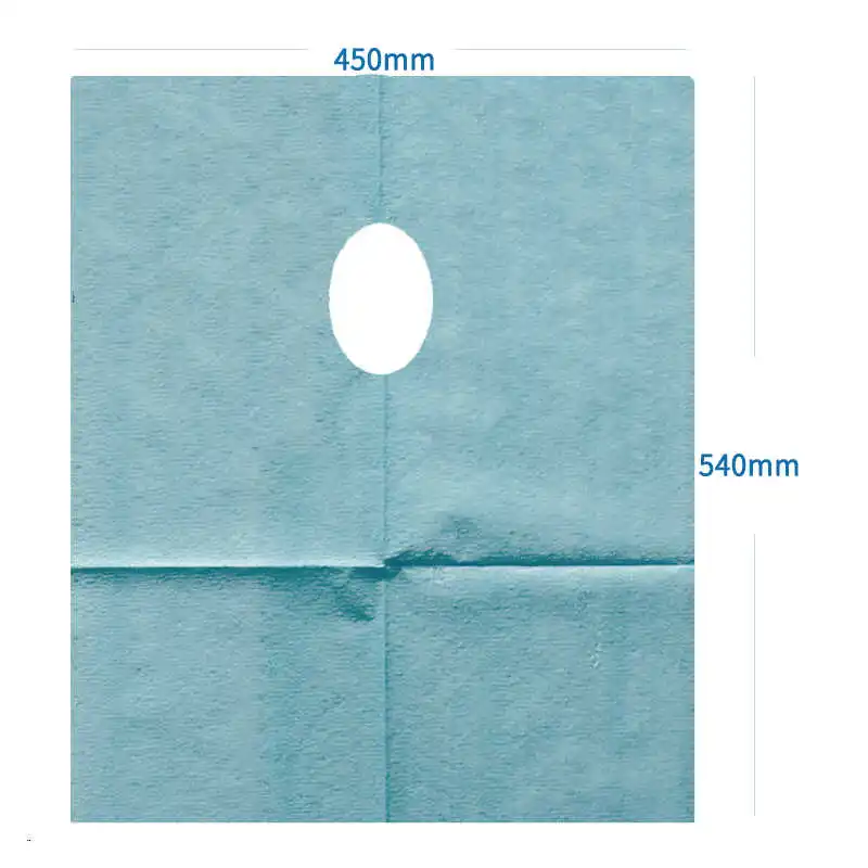 

Tooth Cleaning Towel Disposable Dentals Hole Towel Hole Towel Non-woven Fabric Opening 54 * 45cm 100pcs/bag
