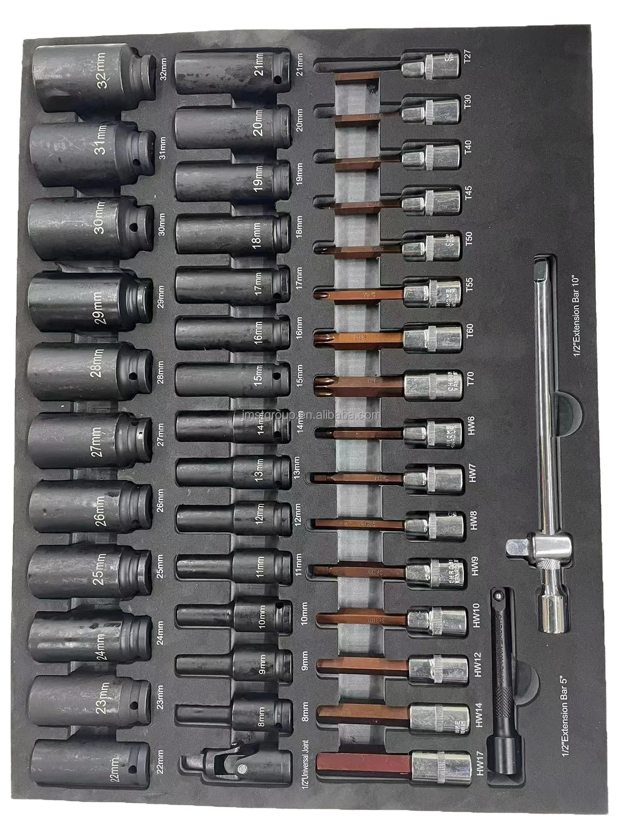 Heavy-Duty Metal Steel Storage Garage Tool Chest New Roller Tool Cabinet With CRV 202 Pcs Mechanic New Type Tool Trolley