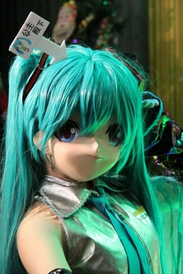 (KM8259) Super Quality Handmade Female Resin Full Head Cosplay Japanese Role Play Kigurumi Mask Crossdresser Doll