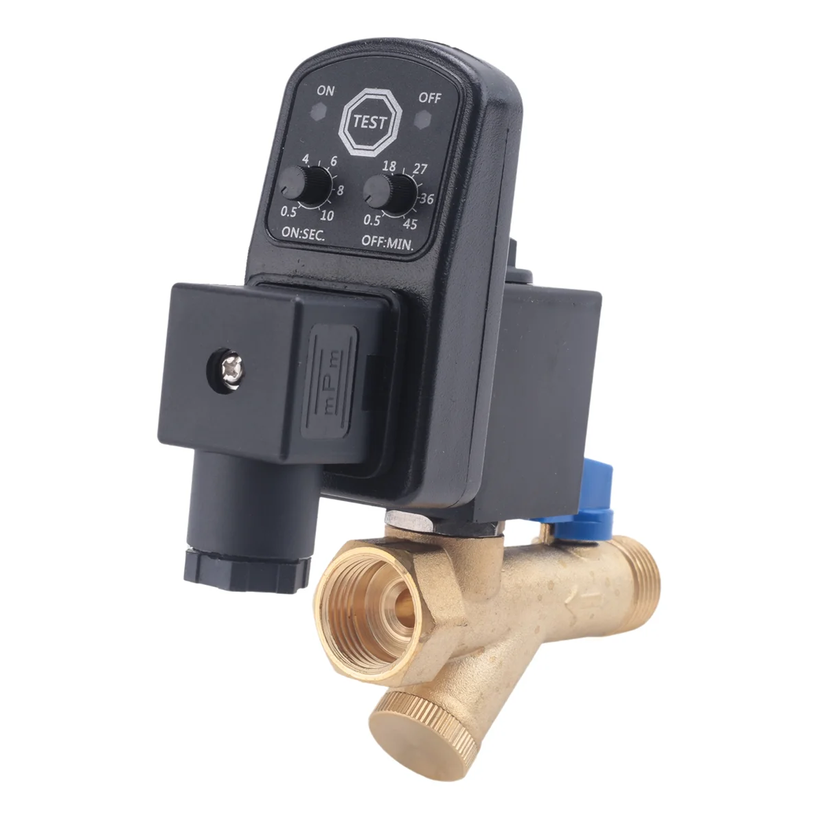 REST AC 220V 1/2inch Electronic Timed 2way Air Compressor Gas Tank Automatic Drain Valve