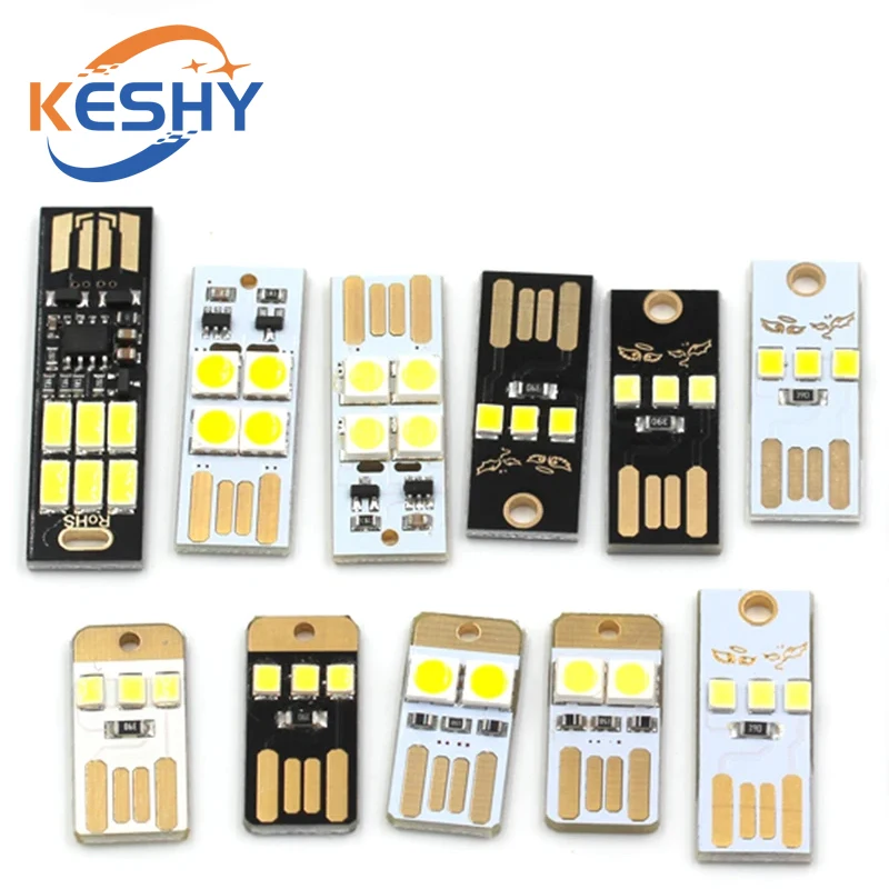 Mini Super Bright USB Power LED Keychain Night Light USB LED Bulb Book Light For Laptop PC Powerbank Night Lamp Keyboard Light