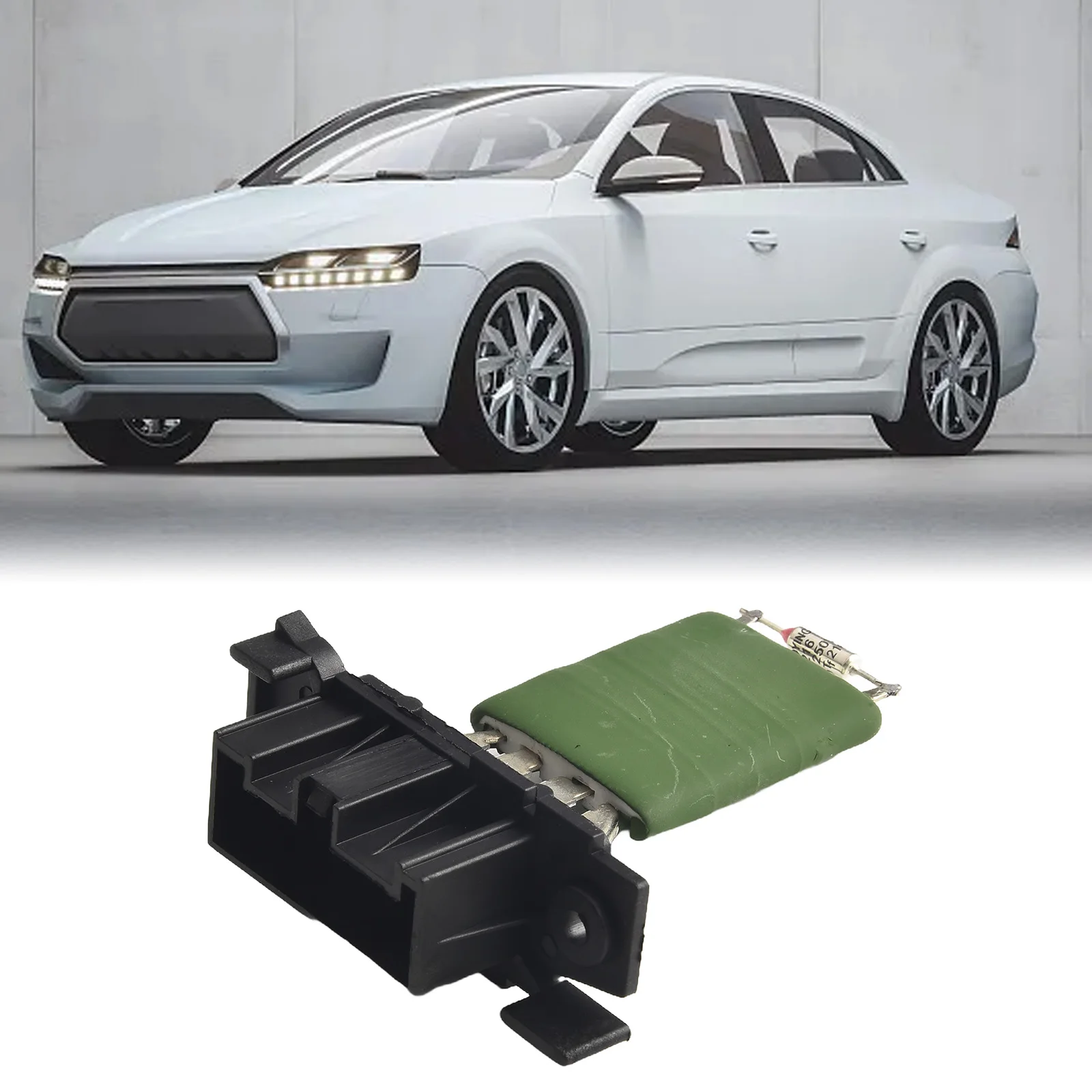 1 Set Resistenza motore ventilatore 1 Set 13248240 55702407 68 45 796 Per Fiat Grande Punto Resistore motore in metallo e plastica