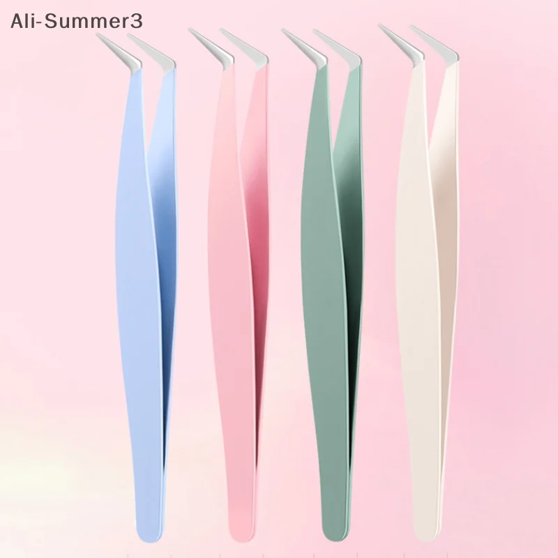 Pincettes d'extension de cils en acier inoxydable, pince précise 3D, outil d'extension de cils, outil de maquillage