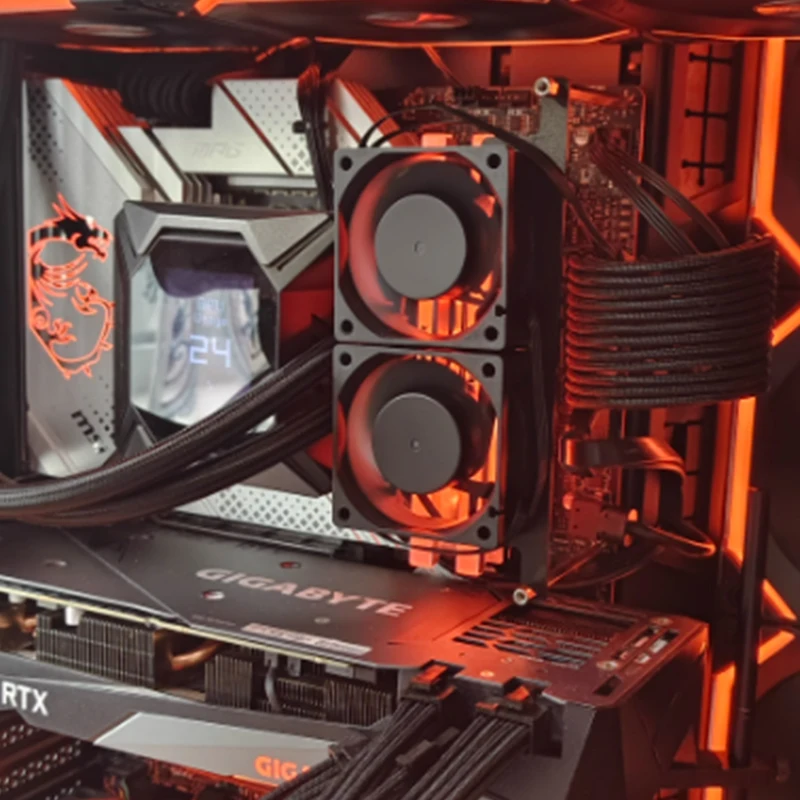 Кронштейн охлаждения памяти DDR4 DDR5, модуль вентилятора охлаждения памяти, полоса памяти компьютера, воздушное охлаждение