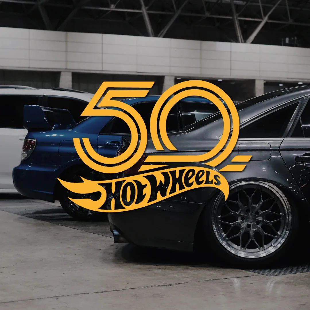 50th Anniversary HOE Fire Wheel Cartoon Car Sticker Stay Away Glass Window  Body Decoration Waterproof Vinyl  Decal Decoration