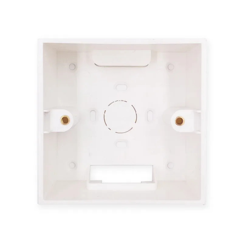 86*86*45mm Junction Box for 86 Type Standard Switches Sockets - High Quality Wall Mount External Mounting Box