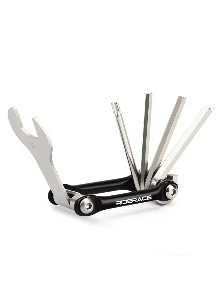 AliExpress riderace RIDERACE Bike Pedal Spanner Multifunction Repair Tools Bicycle Multi Tool 5 in 1 Portable 4mm 5mm 6mm Hex Allen Wrench T25 15mm
