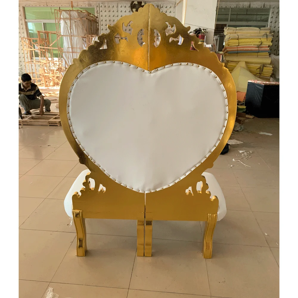 FSDKX  Home Wedding Event Party Stainless Steel Decoration Bride and Groom Furniture Set Hotel Design U Shape Sofa Modern
