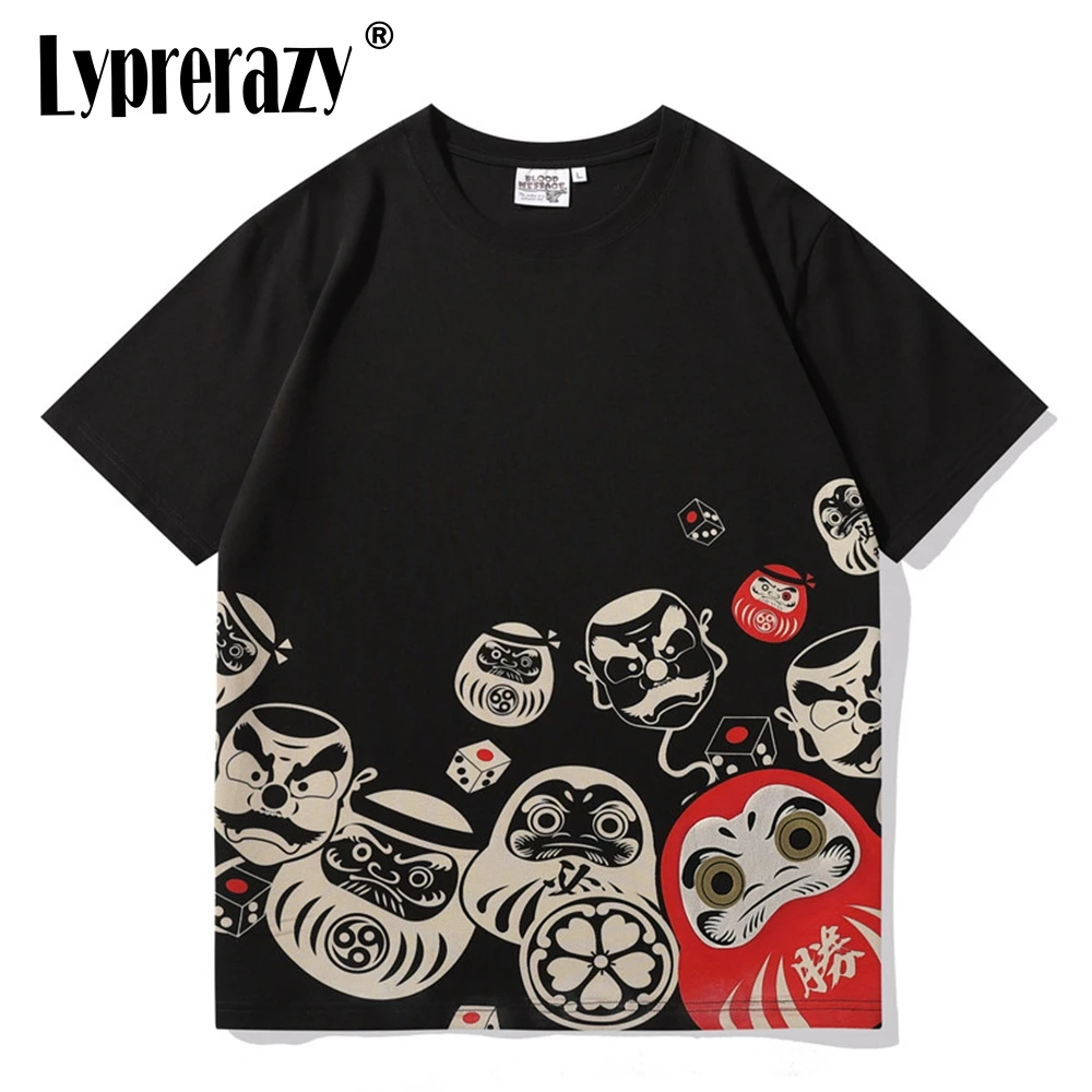 

Мужская футболка с коротким рукавом Lyprerazy в японском стиле Tide Brand Harajuku Dharma с принтом в виде яйца, персонализированная