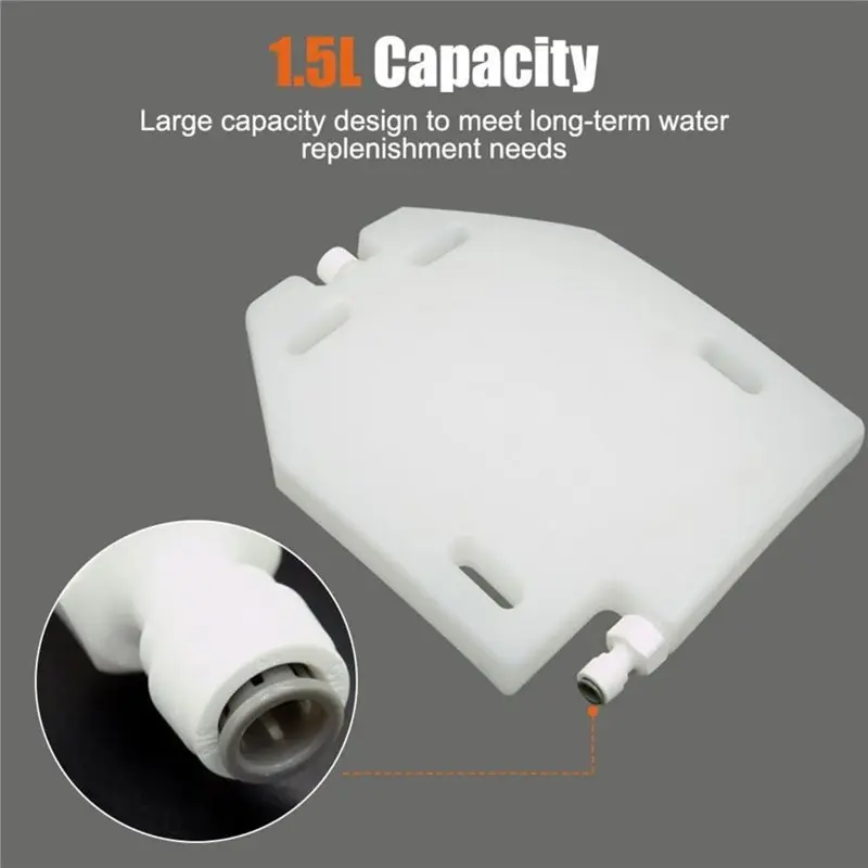 AB41-Detachable Tube For Bladder Hydration Pack, 1.5L Leakproof Water Panel Plate Training Hydration Case