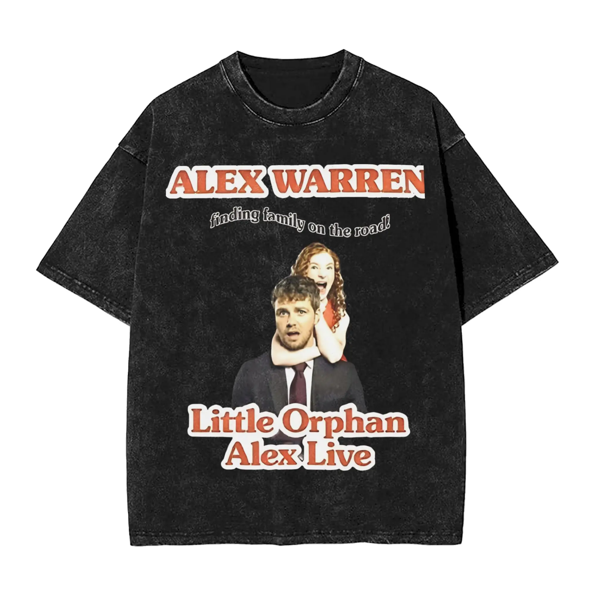 Alex Warren Finding Family on The Road Tour 2026  Washed T Shirt Apparel Oversize T-Shirts  Men Women Tees