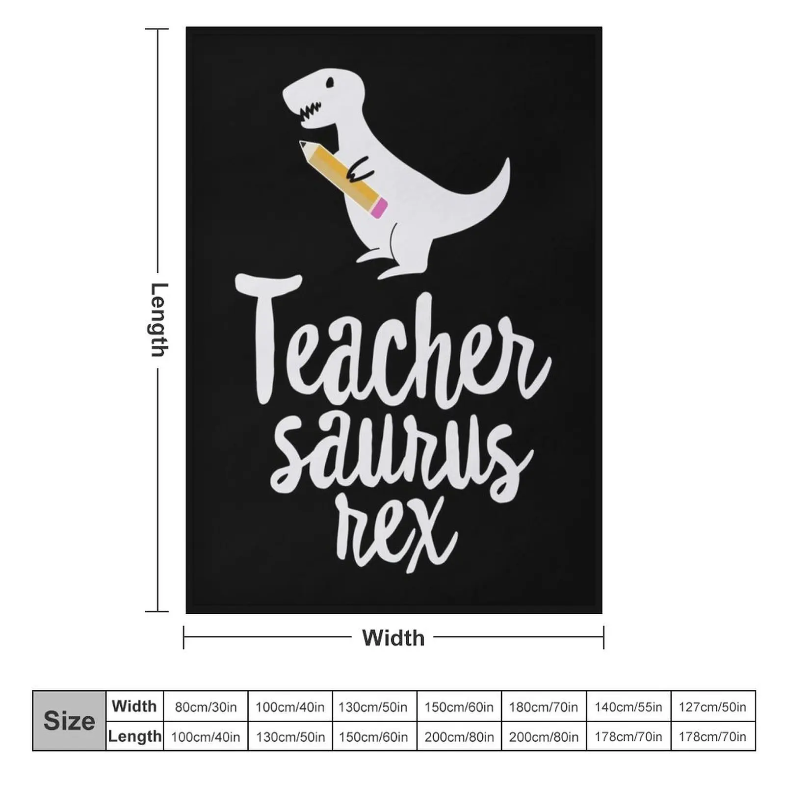 Teacher Saurus Rex - Teacher Trex Shirt Mother's Day Gift Throw Blanket Luxury Throw funny gift Luxury Thicken Single Blankets