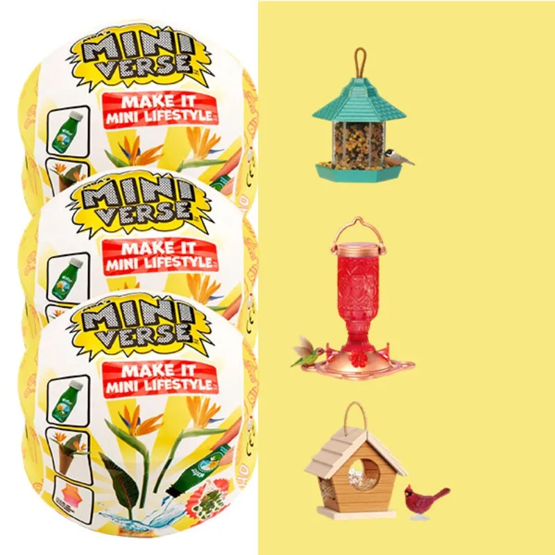 

MGA Miniverse Make It Mini Lifestyle Series Blind Box Miniature Home/Plant Scene DIY Handmade Toys or Desktop Decoration