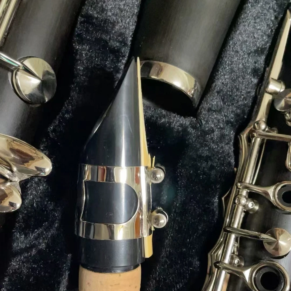 Professional Bb Clarinet E13 Ebony woodwind clarinete สีดําชุบ Key เครื่องดนตรีปากเป่า