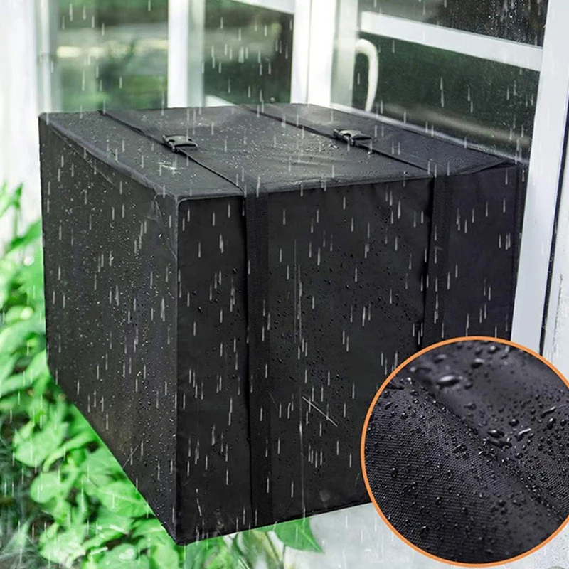 Window Air Conditioner Cover Waterproof Extend Equipment Life With Insulation Window Unit Air Conditioner Case