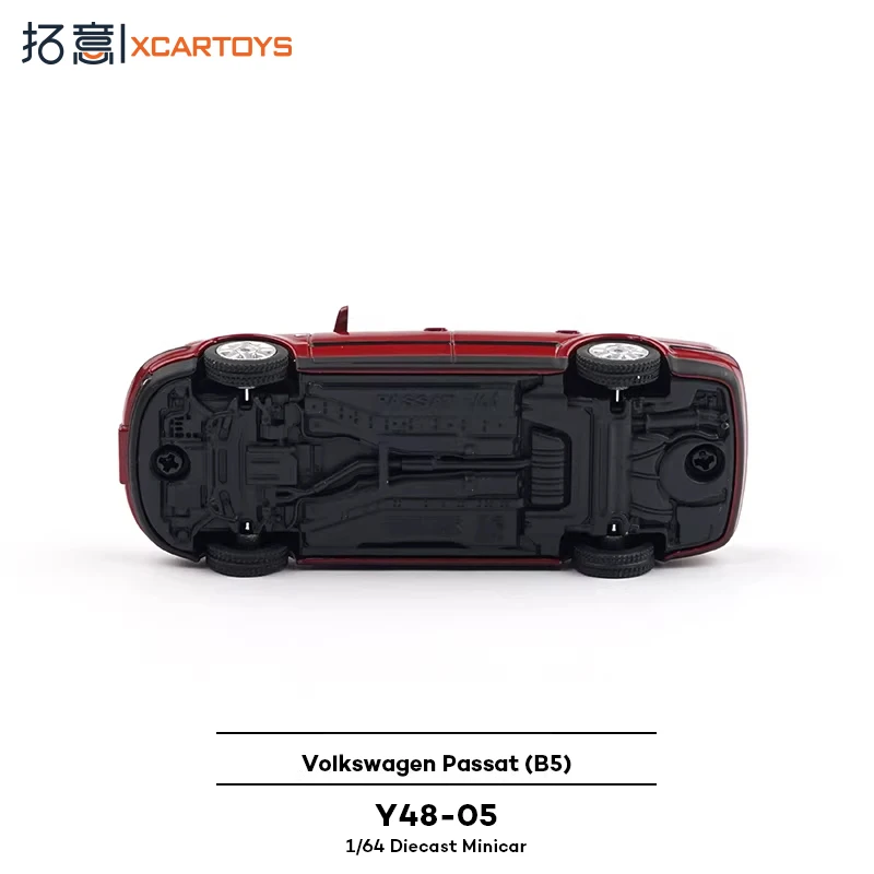 XCARTOY Y48-05 Quinta Geração Volkswagen Passat - Modelo de Carro de Liga Vermelho Vinho