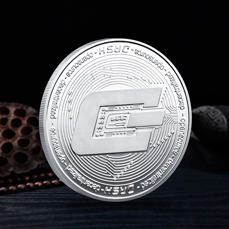 DASH Cryptocoin Cryptocurrency Collectible Coin المادية الذهب لوحة العملات التذكارية
