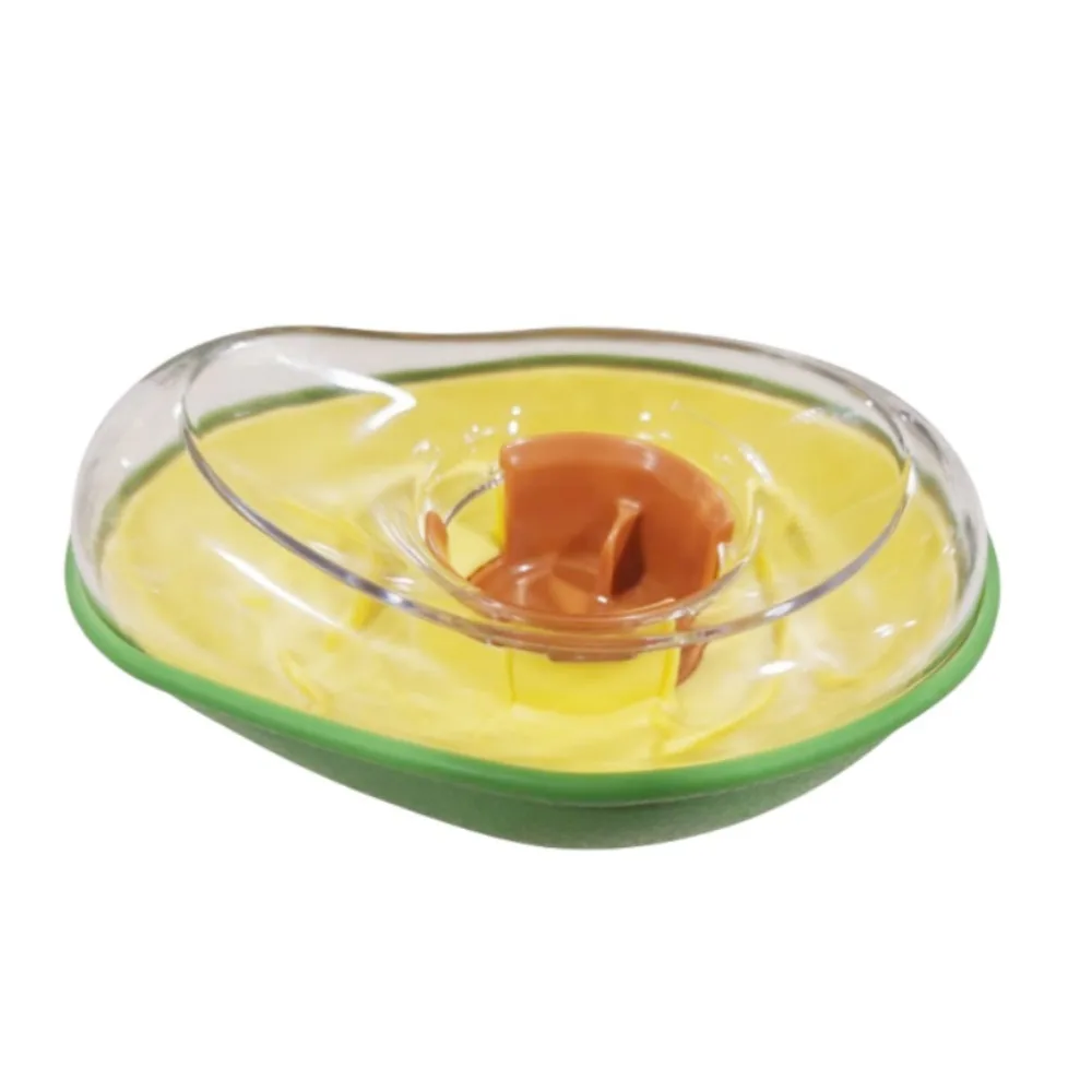 

Wear-resistant Avocado Dog Slow Feeder Spill Proof Heavy Duty Pet Food Dispenser Adjustable Opening Dog Training Toy