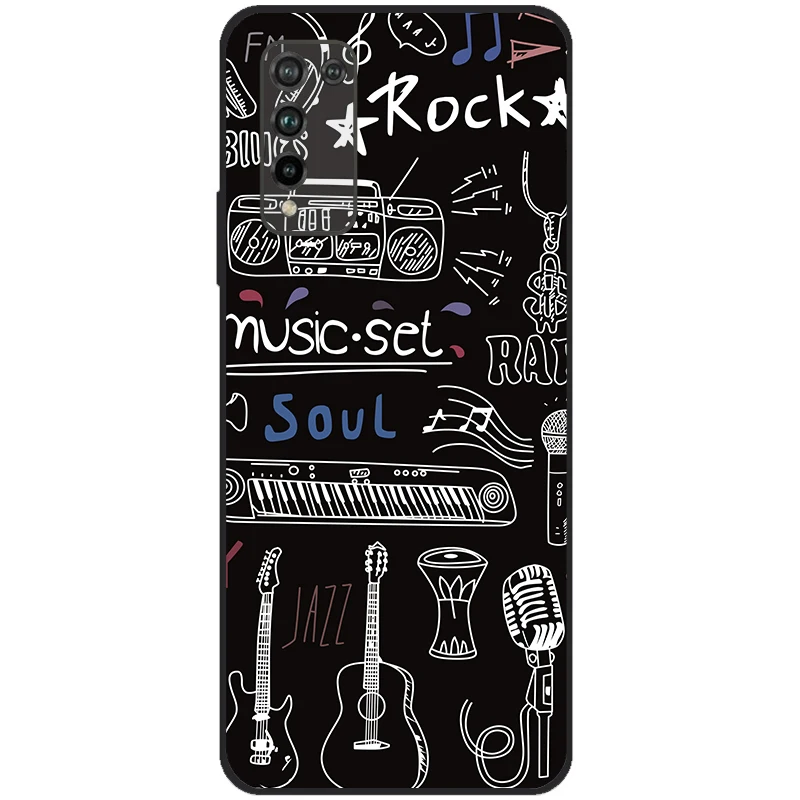 For Huawei Honor 10X Lite Case Phone Cover Soft Silicone Back Case for Huawei Honor 10X Lite case Honor 10 Lite Cover bumper TPU