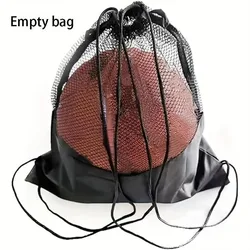 1pc portatile con coulisse zaino da basket borsa a rete calcio calcio pallavolo borse portaoggetti sport all'aria aperta viaggiare palestra