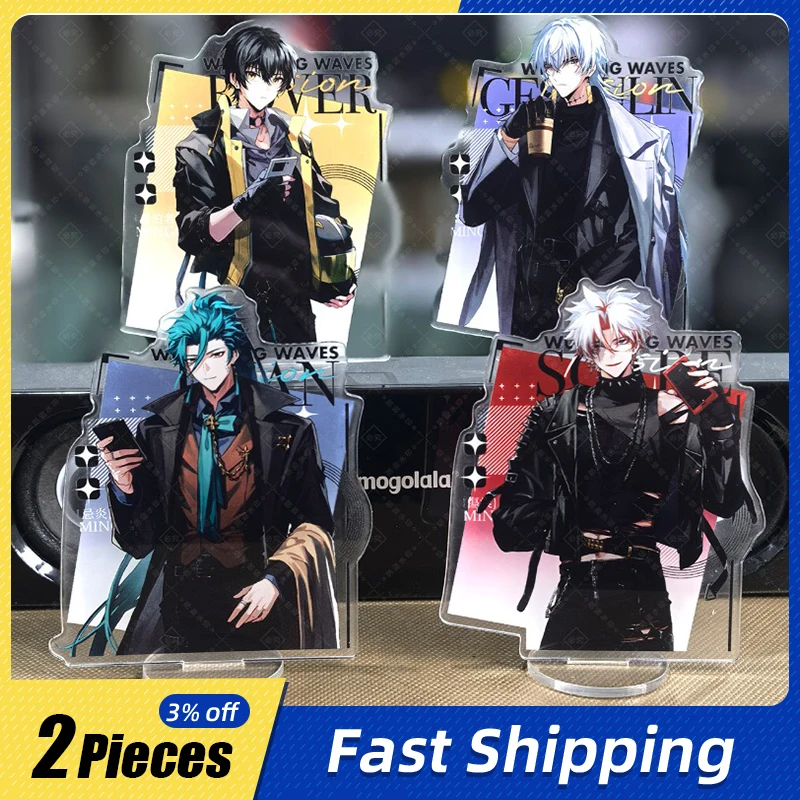 

10cm/3.93in Wuthering Waves Acrylic Standing Plates Desktop Model Accessories Game Figures Peripherals Creativity Birthday Gifts