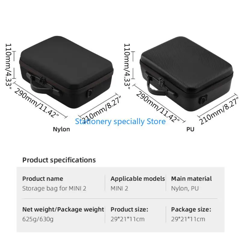 P0RB Portable Handbag Storage Shoulder Bag Shockproof Waterproof Carrying for Case Protector for Mavic Mini 2 Accessories