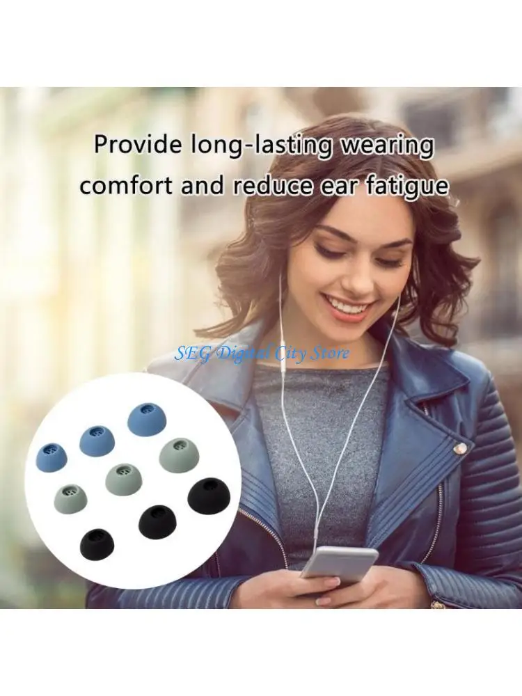 

U75B Earbud Silicone Earpieces Protector Case Cover Noise Isolating Design for Buds 3