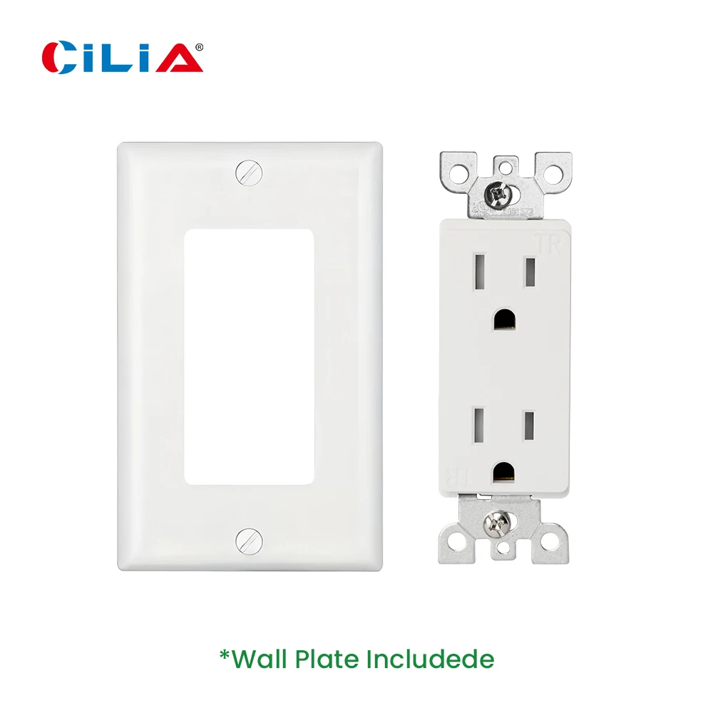 US Standard Wall Switches & Outlets Kit，Motion Sensor Light Switches，with USB Type-C，Includes Faceplates，for USA,Canada