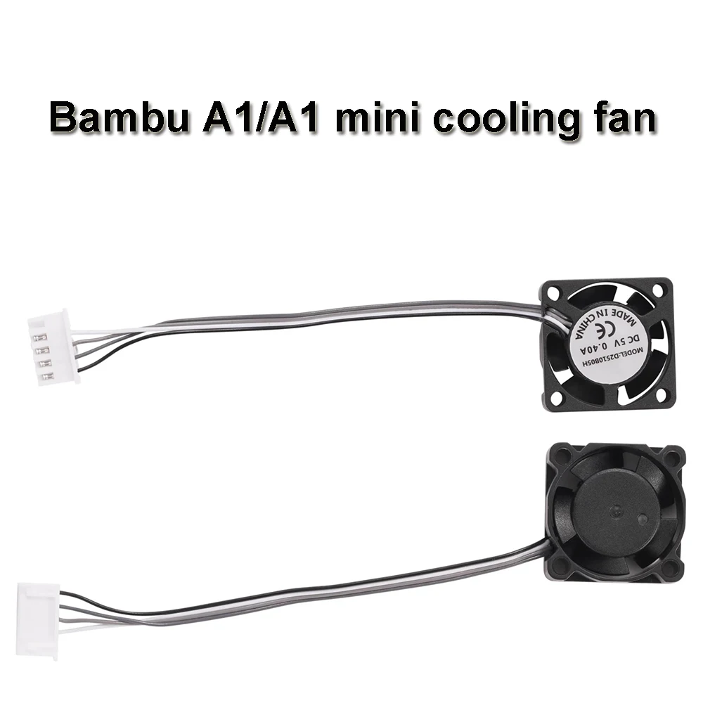 

Bambu A1/A1 мини-вентилятор с горячим концом, горловой охлаждающий вентилятор 2510, охлаждающий вентилятор с двойным шарикоподшипником, ШИМ-контроль температуры, детали 3D-принтера