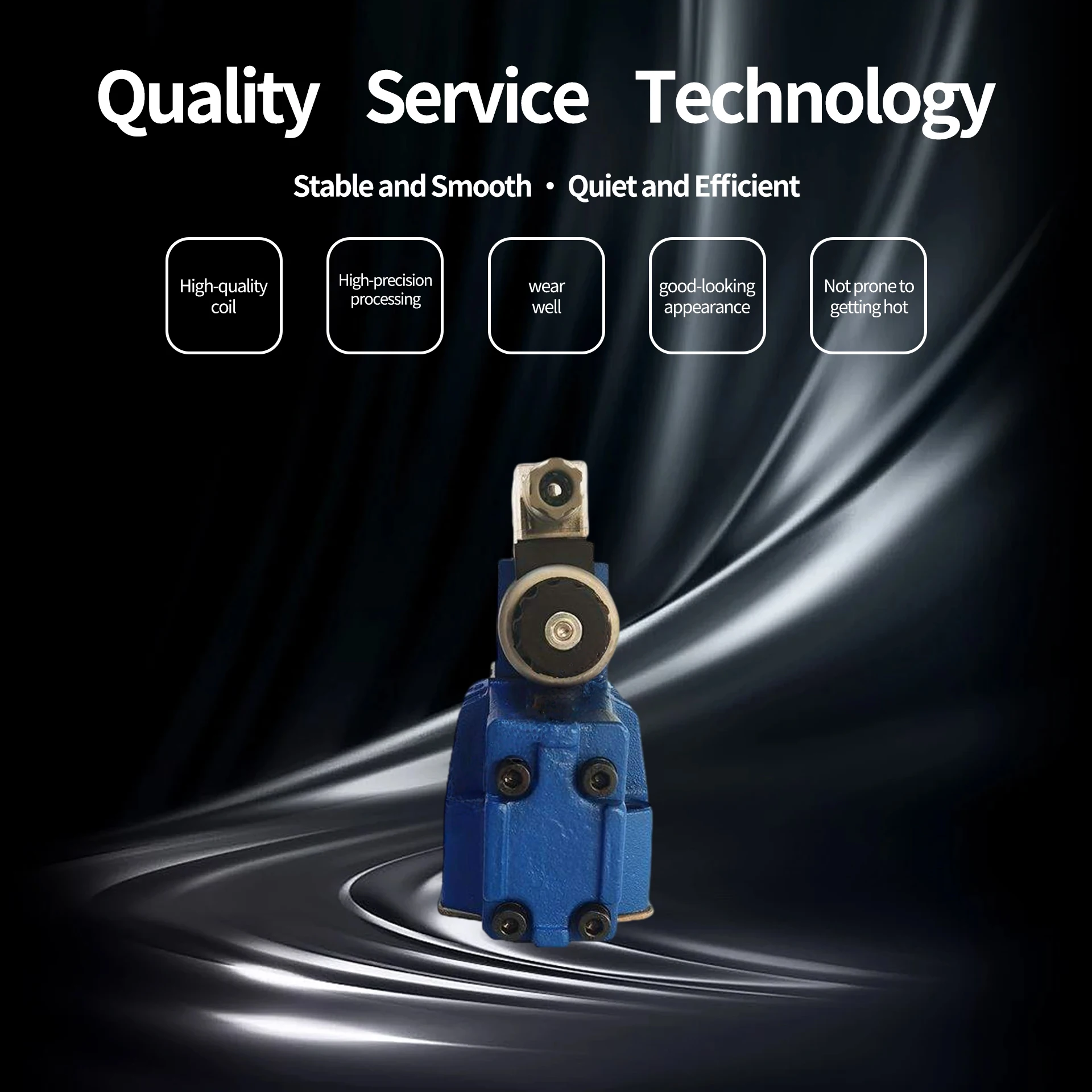 4WEH Series Hydraulic Pilot Operated Relief Cartridge Type Valve With 350 Bar Max Pressure And 1100L/min Flow Capacity