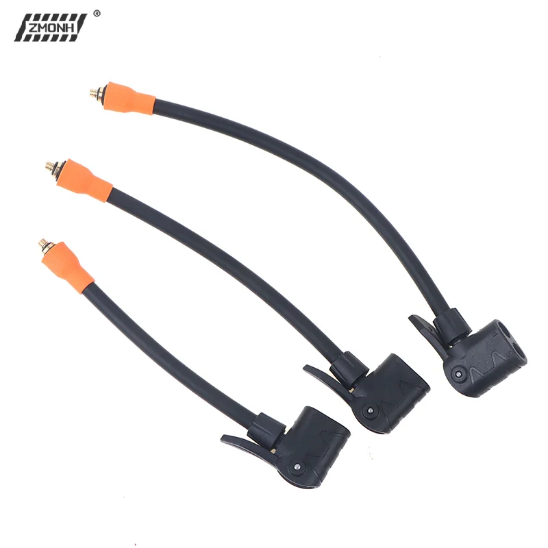 [H]M6 Thread Locking Air Chuck With Air Tube, Standard Tire Valve Fine Thread, Suitable For M6 Thread Integrated Air Pump
