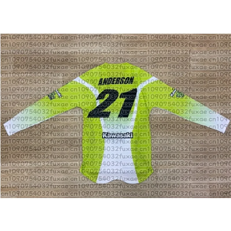 

Kawasaki новая униформа для мужчин и женщин, модная повседневная спортивная одежда, летняя дышащая быстросохнущая мотоциклетная футболка большого размера