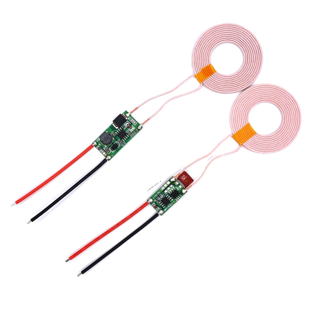 Imagem -03 - Módulo de Carregamento sem Fio Alimentação Bobina Carregador Indutivo Faça Você Mesmo Cells Telefone Transmissor Módulo Receptor 5v 2a 12v