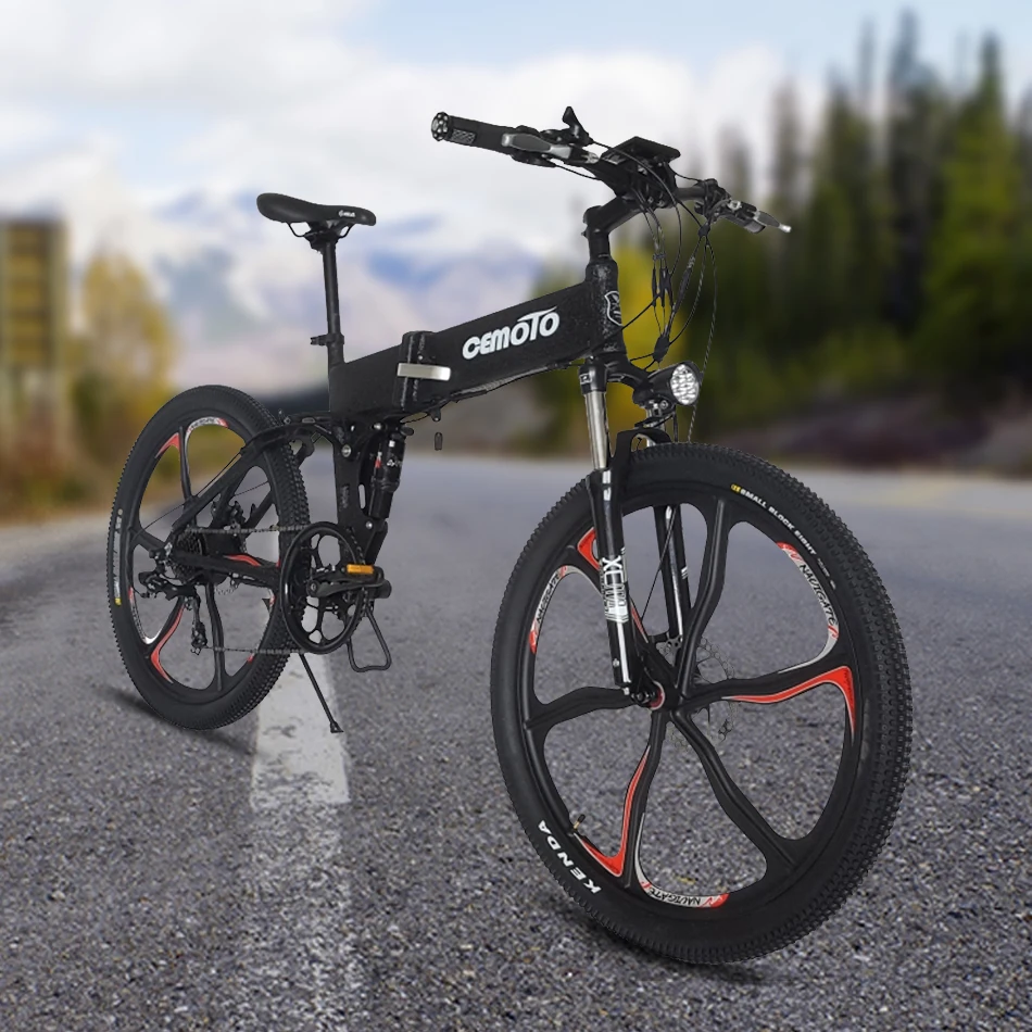 

Foldable Bicycle Alloy Frame Long Driving Distance 350W 500W 1000W Brushless Motor 7 Speed Electric Foldable Mountain Bike