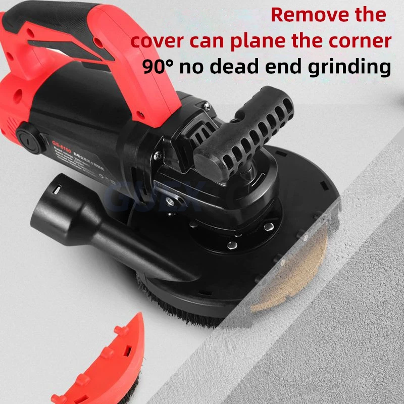 Dust free wall planer electric wall shovel concrete cement white ash grinding machine joint rough planer scraper