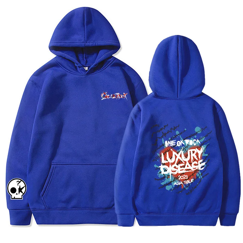 One Ok Rock هوديس الرجال أزياء طويلة الأكمام بلوزات النساء هوديس النساء الرجال طويلة الأكمام مقنعين للجنسين بارد البلوز الملابس #6