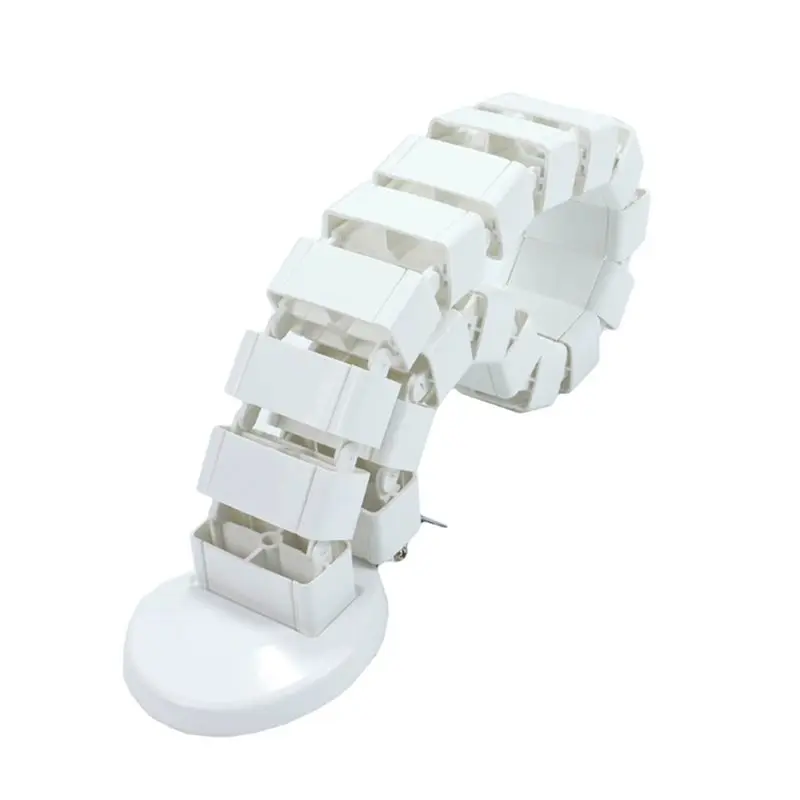 

ABZV-Wire Spine Cable Sleeve Under Desk Cable Tray Wire Management Workstation Snake Wire Organizer Management Cleaning Pipe